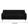 Couch Stretch Sofa Lounge Cover Protector Slipcover 4 Seater Black Deals499