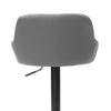2x Bar Stools Stool Kitchen Chairs Swivel PU Barstools Industrial Vintage Grey Deals499