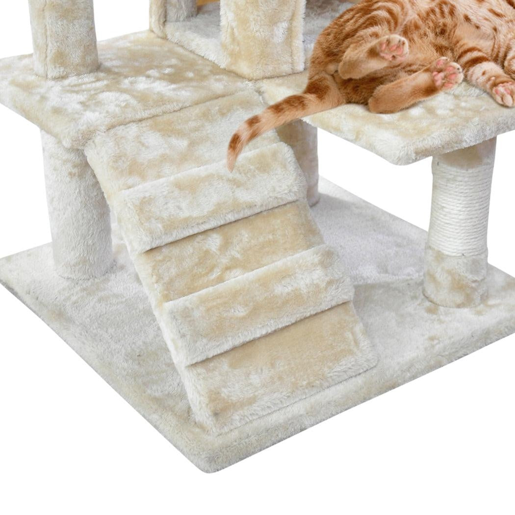 PaWz Pet Cat Tree Scratching Post Scratcher Trees Pole Gym Condo Furniture Wood Deals499