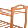 2x Levede 5 Tier Bamboo Shoe Rack Shoes Organizer Storage Shelves Stand Shelf Deals499