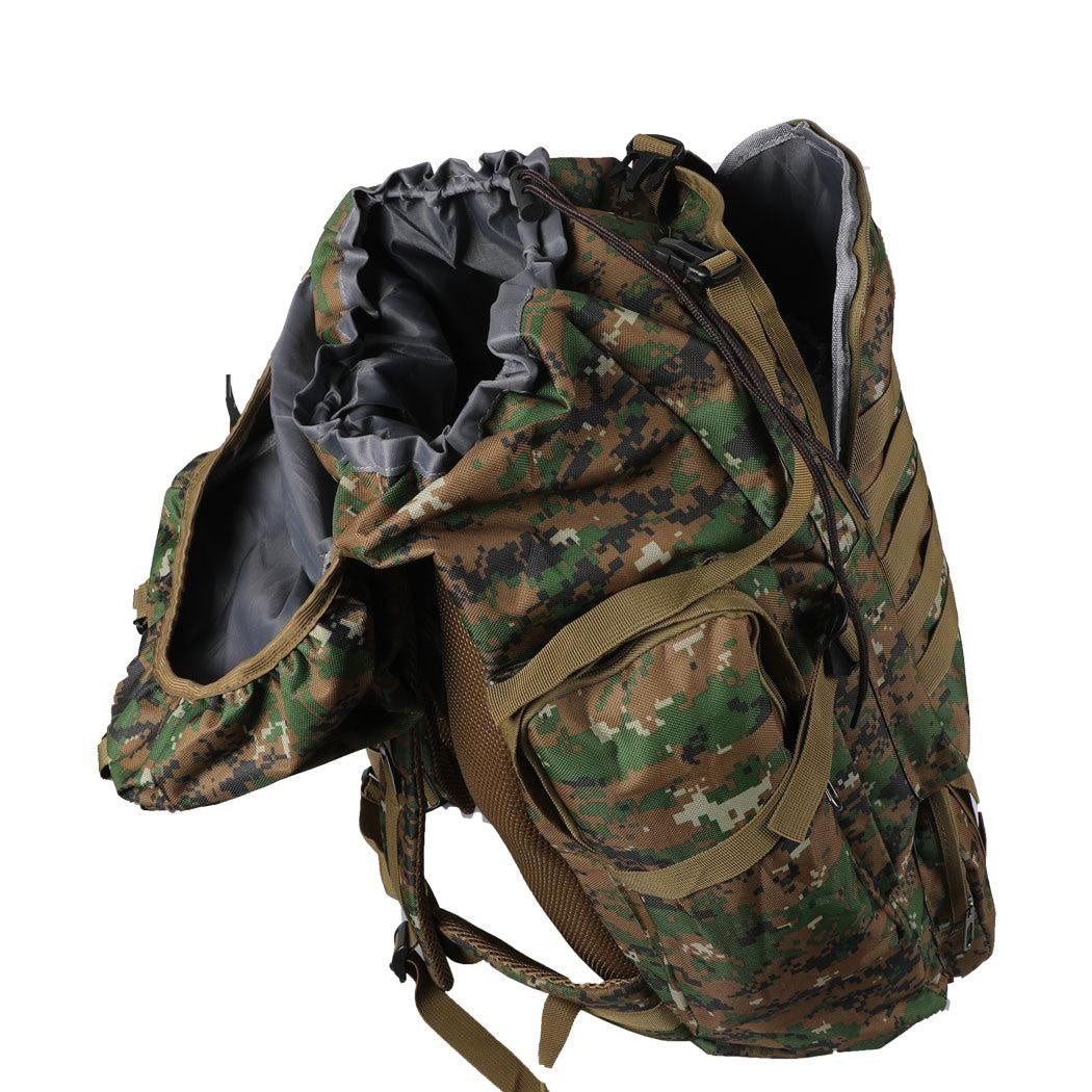 80L Military Tactical Backpack Rucksack Hiking Camping Outdoor Trekking Army Bag Deals499