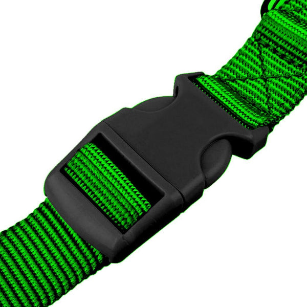 Adjustable Dog Hands Free Leash Waist Belt Buddy Jogging Walking Running Green Deals499