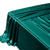 DreamZ Silk Satin Quilt Duvet Cover Set in King Size in Teal Colour Deals499