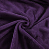 DreamZ 320GSM 220x160cm Ultra Soft Mink Blanket Warm Throw in Aubergine Colour Deals499