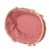 Picnic Basket Wicker Baskets Outdoor Deluxe Gift Storage Person Storage Carry Deals499