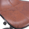 2x Bar Stools Stool Kitchen Chairs Swivel PU Leather Industrial Furniture Brown Deals499