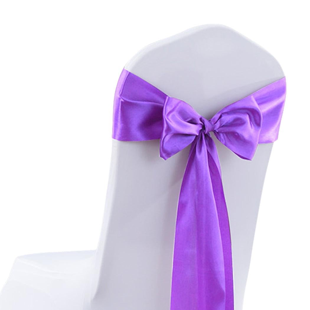 20x Satin Chair Sashes Cloth Cover Wedding Party Event Decoration Table Runner Deals499