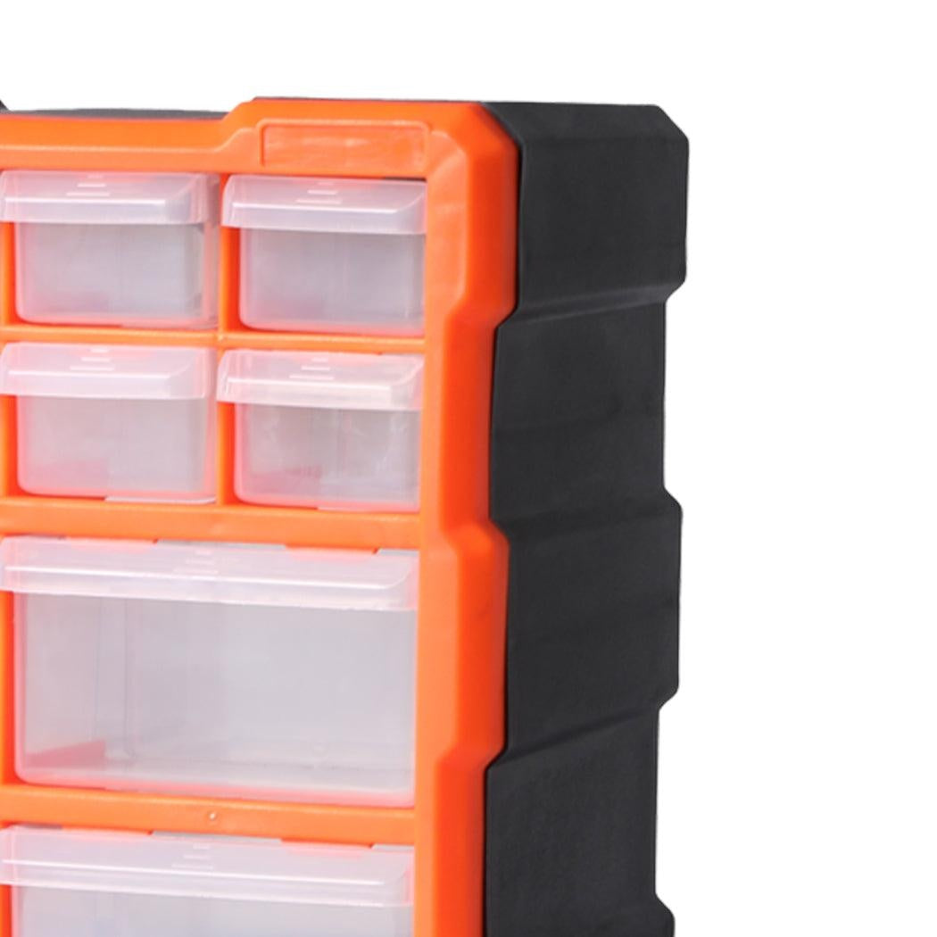 Tool Storage Cabinet Organiser Drawer Bins Toolbox Part Chest Divider 12 Drawers Deals499