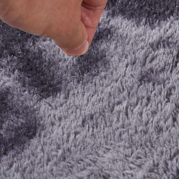 Floor Rug Shaggy Rugs Soft Large Carpet Area Tie-dyed Midnight City 200x300cm Deals499