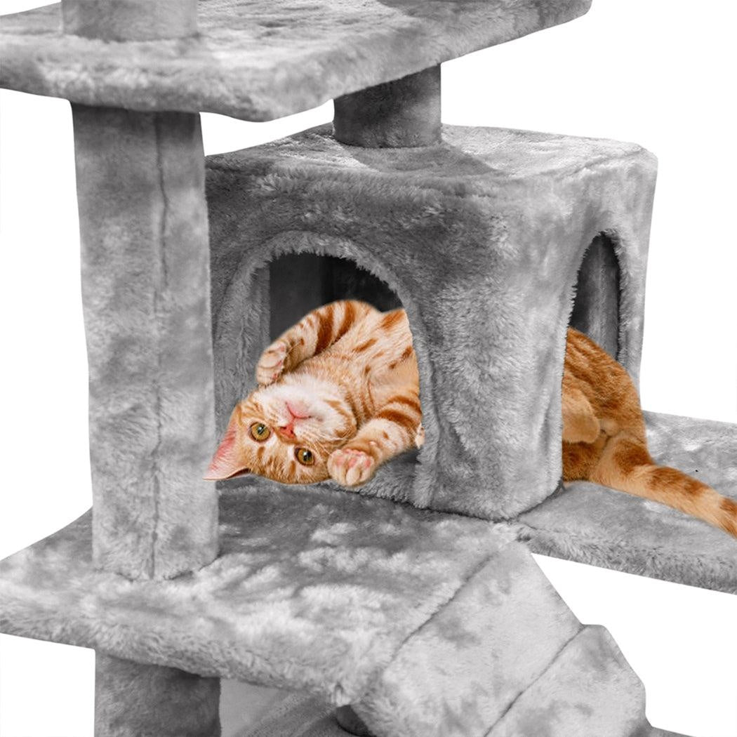 PaWz 1.3M Cat Scratching Post Tree Gym House Condo Furniture Scratcher Tower Deals499