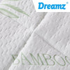 Dreamz Bamboo Pillowtop Mattress Topper Protector Waterproof Cool Cover Single Deals499