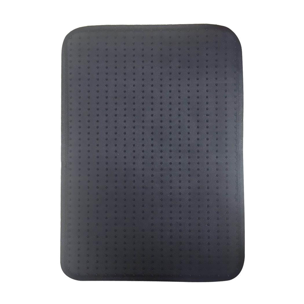 4 Pcs Carpet Car Floor Mats Front Rear Charcoal Black Universal Fit Textile Deals499