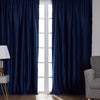 2X Blockout Curtains Curtain Blackout Bedroom 180cm x 230cm Navy Deals499