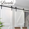 Levede Sliding Barn Door Hardware Track Set 3M Antique Classic Roller Kit Deals499