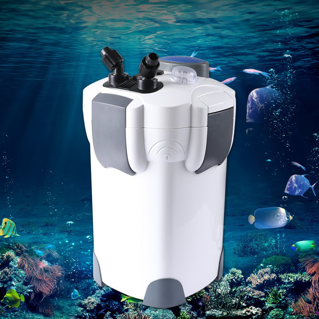 Canister Filter Aquarium External Aqua Pump Fish Water Tank Sponge Pond 1400L/H Deals499