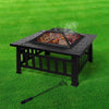 3IN1 Fire Pit BBQ Grill Pits Outdoor Patio Garden Heater Fireplace BBQS Grills Deals499