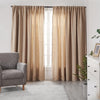 2X Blockout Curtains Curtain Living Room Window Buff 240CM x 230CM Deals499