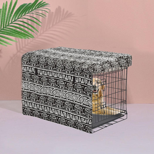 PaWz Pet Dog Cage Crate Metal Carrier Portable Kennel With Cover 48" Deals499