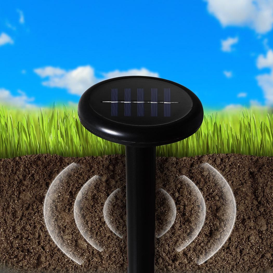 10Pcs Snake Repeller Ultrasonic Solar Powered Pest Repellent Pulse Rodent Sensor Deals499