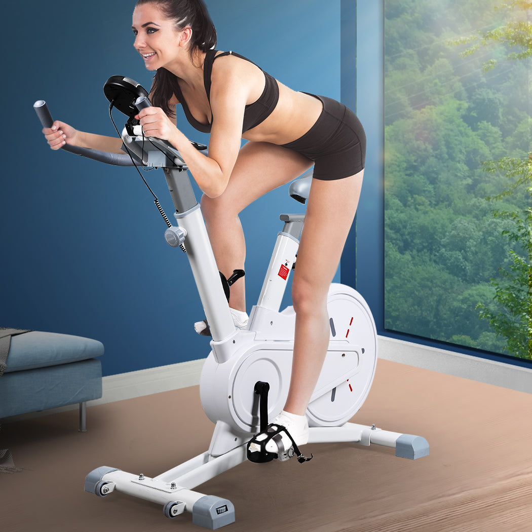 Spin Bike Magnetic Fitness Exercise Bike Flywheel Commercial Home Gym Workout Deals499