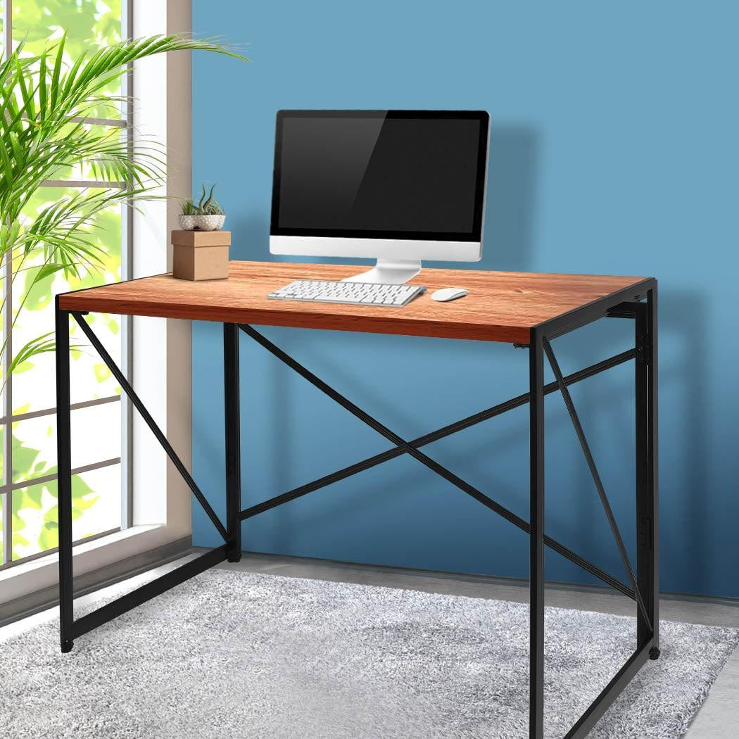 Office Desk Computer Work Study Gaming Foldable Home Student Table Metal Stable Deals499