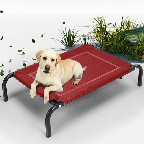 Pet Bed Dog Beds Bedding Sleeping Non-toxic Heavy Trampoline Red XL Deals499