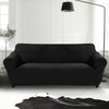 Sofa Cover Slipcover Protector Couch Covers 4-Seater Black Deals499