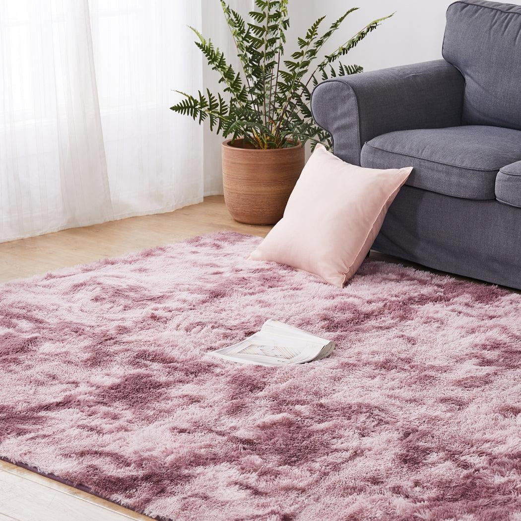 Floor Rug Shaggy Rugs Soft Large Carpet Area Tie-dyed Noon TO Dust 120x160cm Deals499