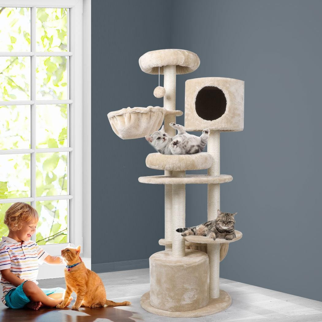 Cat Tree Tower Condo House Post Scratching Furniture Play Pet Activity Kitty Bed Deals499