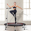 40" Fitness Trampoline Foldable Mini Rebounder Handrail Cardio Exercise Trainer Deals499