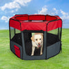 8 Panel Pet Playpen Dog Puppy Play Exercise Enclosure Fence Grey XL Deals499