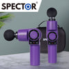 Spector Massage Gun 90°Rotatable Pocket Massager Tissue Muscle Percussion Purple Deals499