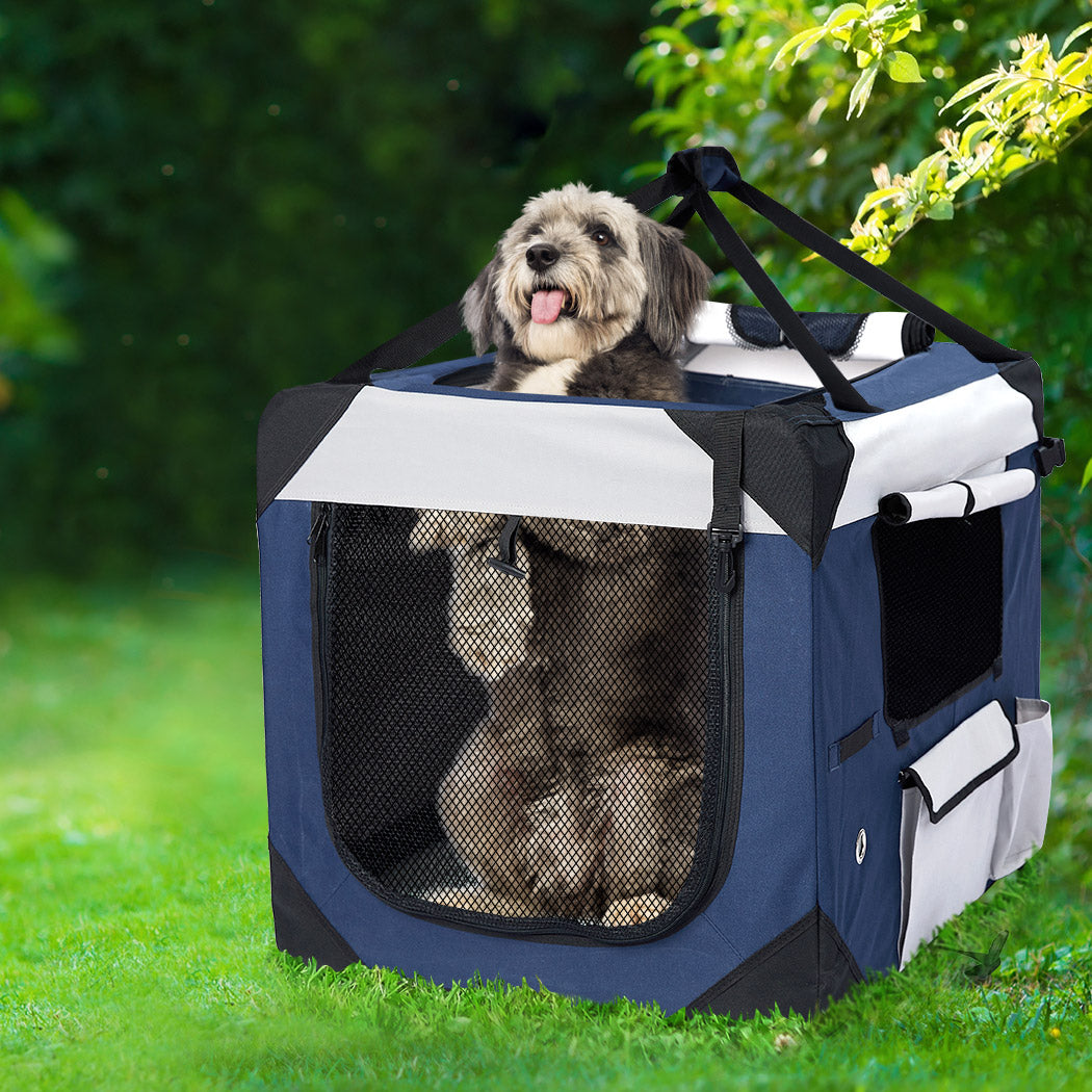 Pet Carrier Bag Dog Puppy Spacious Outdoor Travel Hand Portable Crate L Deals499