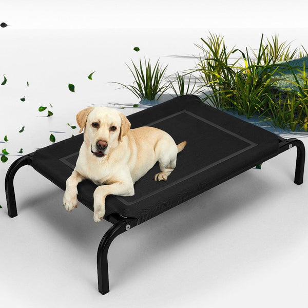 Pet Bed Dog Beds Bedding Sleeping Non-toxic Heavy Trampoline Black XL Deals499