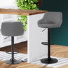 2x Bar Stools Stool Kitchen Chairs Swivel PU Barstools Industrial Vintage Grey Deals499