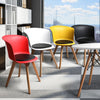 4Pcs Office Meeting Chair Set PU Leather Seats Dining Chairs Home Cafe Retro Type 2 Deals499