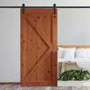 3.66M Antique Classic Style Double Sliding Barn Door Hardware Track Roller Kit Deals499