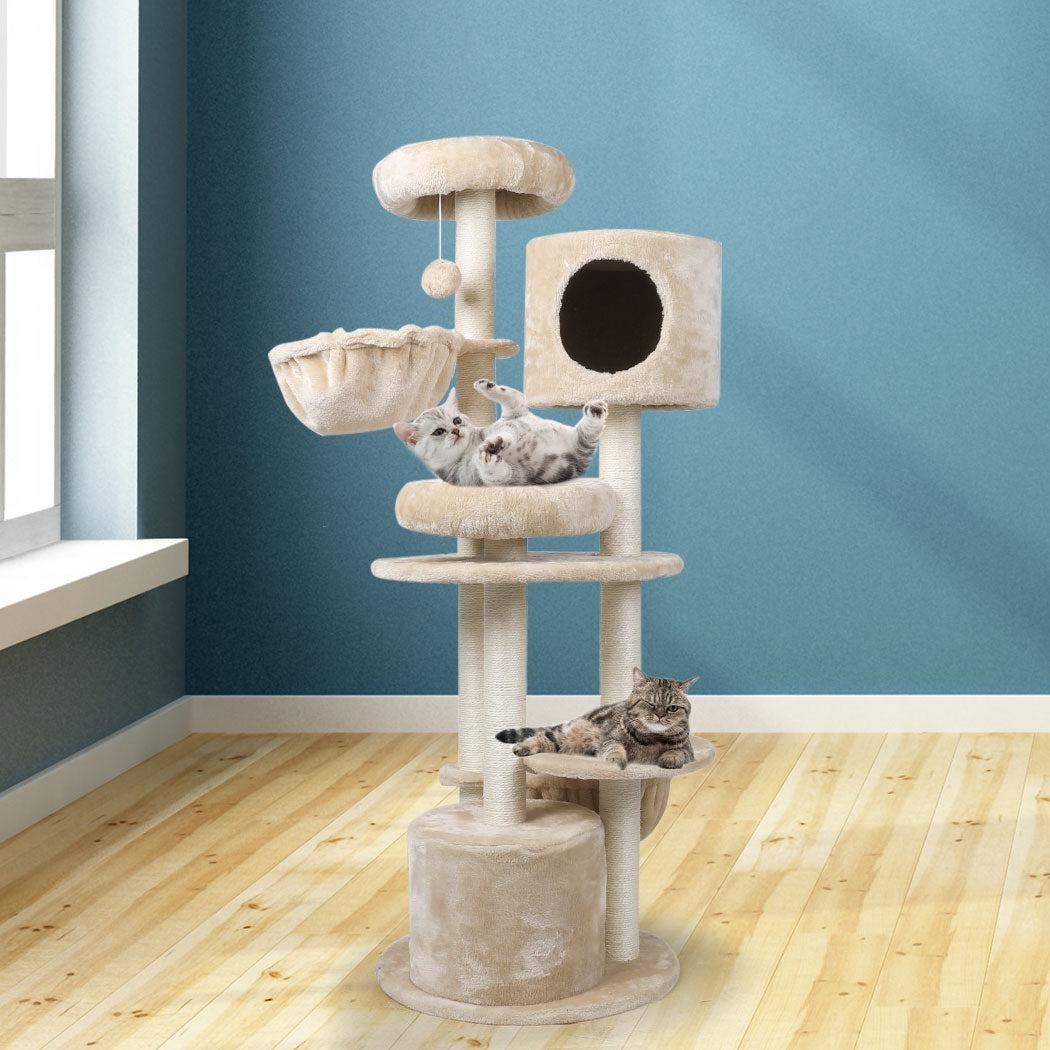 Cat Tree Tower Condo House Post Scratching Furniture Play Pet Activity Kitty Bed Deals499