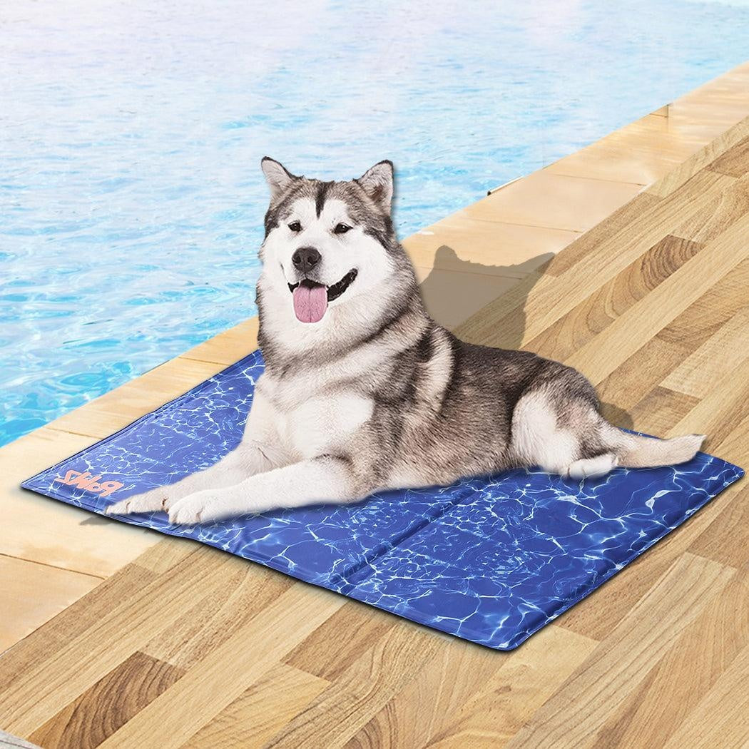 PaWz Pet Cooling Mat Gel Mats Bed Cool Pad Puppy Cat Non-Toxic Beds Summer XXL Deals499