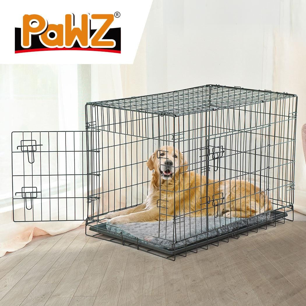 PaWz Pet Dog Cage Crate Kennel Portable Collapsible Puppy Metal Playpen 42