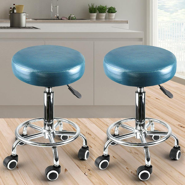 2x Levede Swivel Salon Barstool Hairdressing Stool Barber Chair Equipment Beauty Deals499