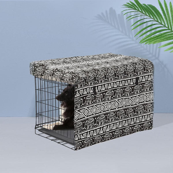 Crate Cover Pet Dog Kennel Cage Collapsible Metal Playpen Cages Covers Black 48" Deals499