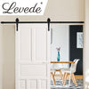 Levede Sliding Barn Door Hardware Track Roller Kit 2.44M Antique Classic Single Deals499