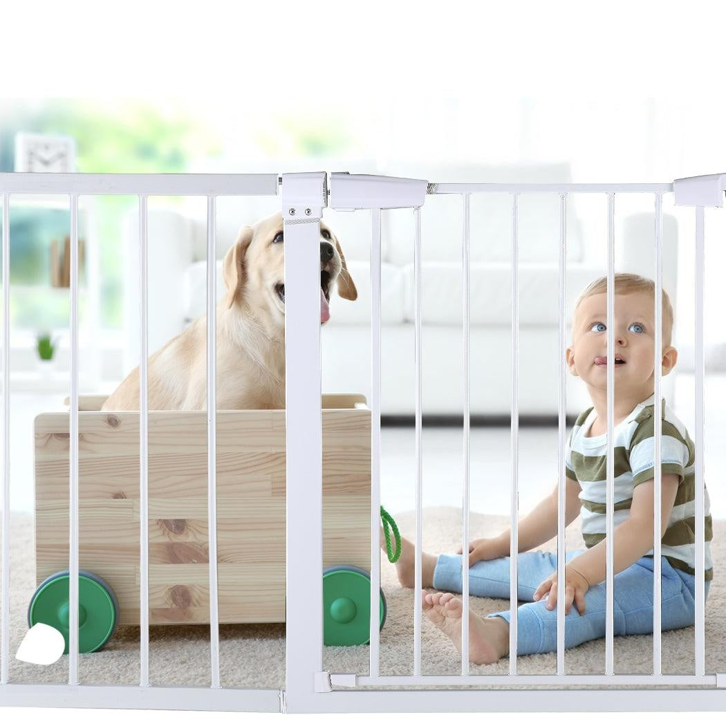 Baby Kids Pet Safety Security Gate Stair Barrier Doors Extension Panels 30cm WH Deals499