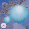 12" Paper Lanterns for Wedding Party Festival Decoration - Blue and White Colours Deals499