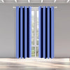 2x Blockout Curtain 3 Layers Eyelet Fabric Room Darkening 140x213cm Navy blue Deals499