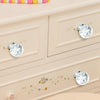 40mm 10Pack Clear Crystal Glass Door Pull Knobs Knob Drawer Handle Cabinet +Screw Deals499