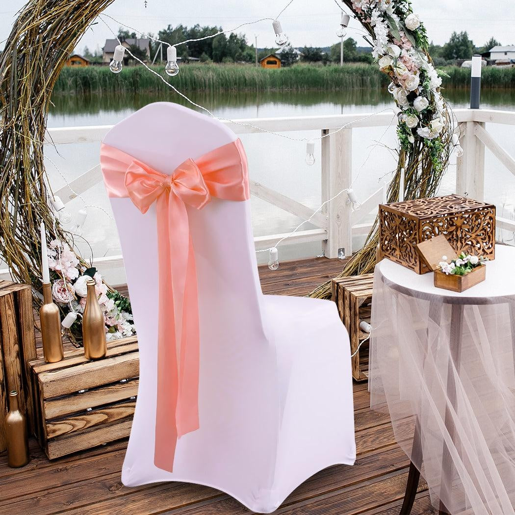 20x Satin Chair Sashes Cloth Cover Wedding Party Event Decoration Table Runner Deals499