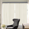 2x Blockout Curtains Panels 3 Layers with Gauze Room Darkening 300x230cm Sand Deals499