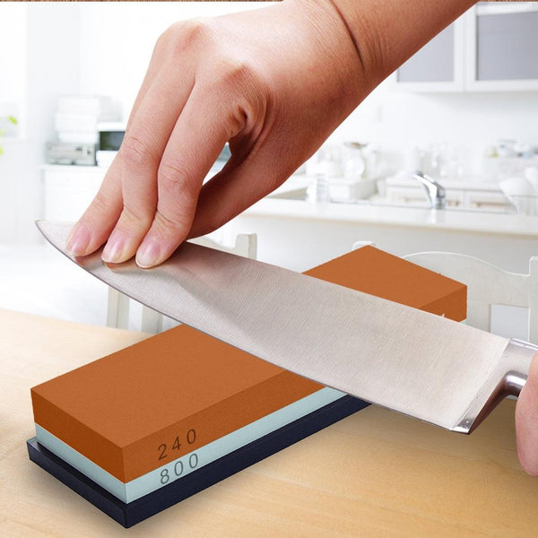 Double Side Water Stone Whetstone Knife Sharpener Sharpening Flattening 240/800 Deals499